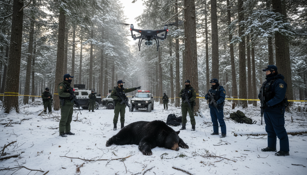 Sendai bear shot in emergency operation after hours-long standoff with drone support