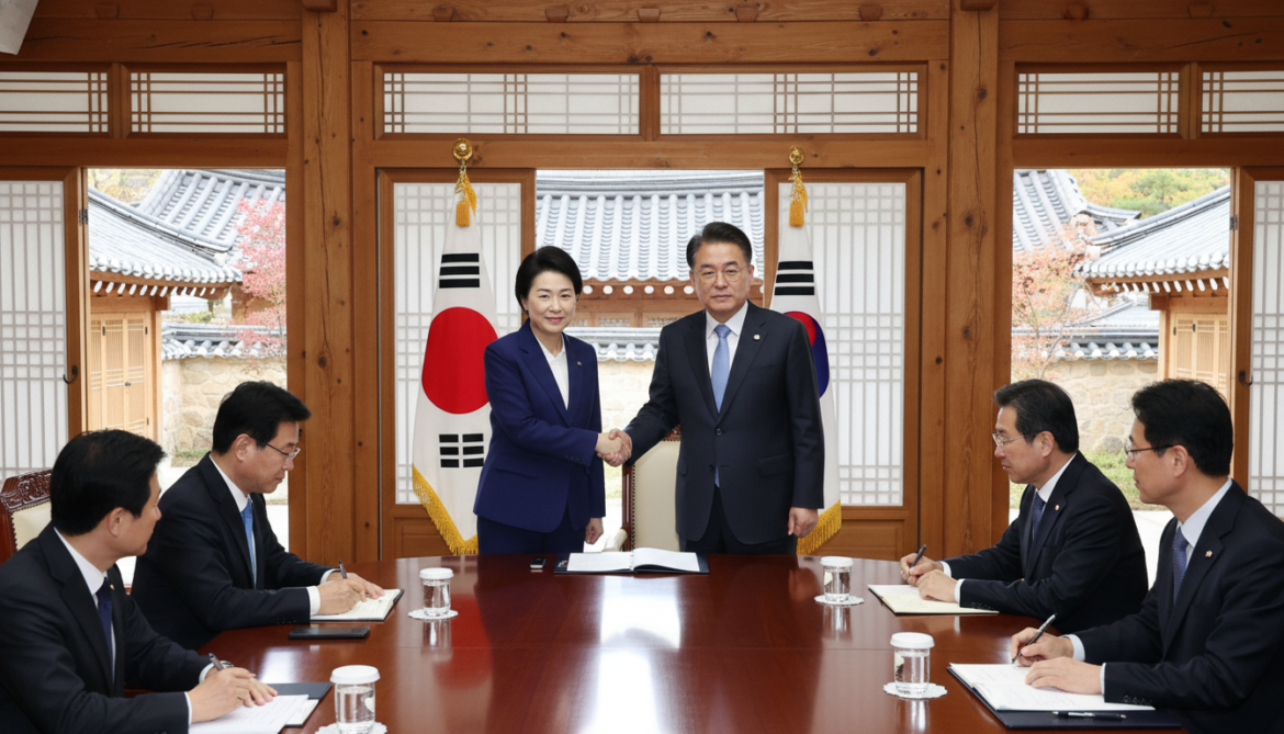 Takaichi Meets South Korean President Lee in Andong to Discuss Energy and Defense Cooperation