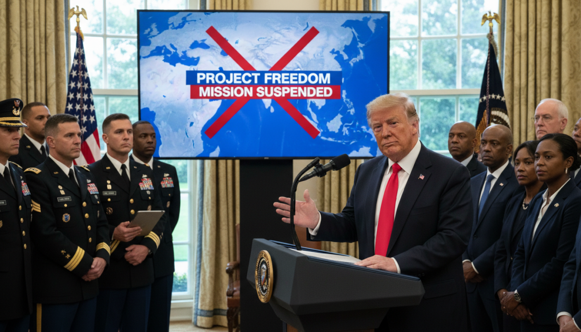 Trump Suspends Project Freedom Mission in Persian Gulf Amid Iran Deal Progress