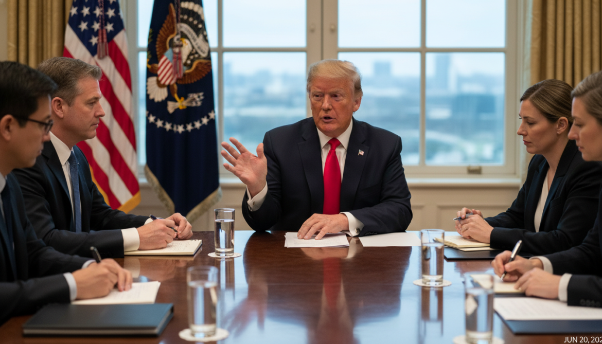 Trump instructs delegation not to rush Iran ceasefire agreement