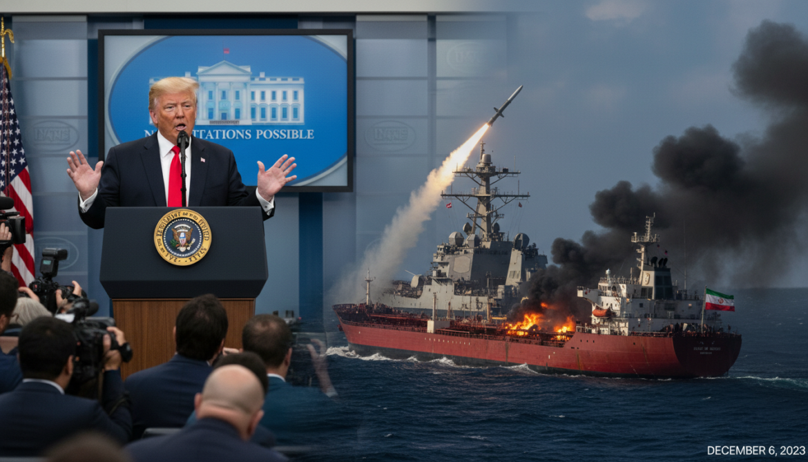Trump signals Iran deal possible as US strikes Iranian-flagged tanker