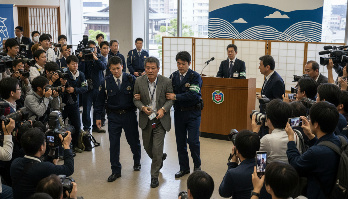 Yatsushiro city council corruption probe leads to re-arrest of suspect posing as journalist