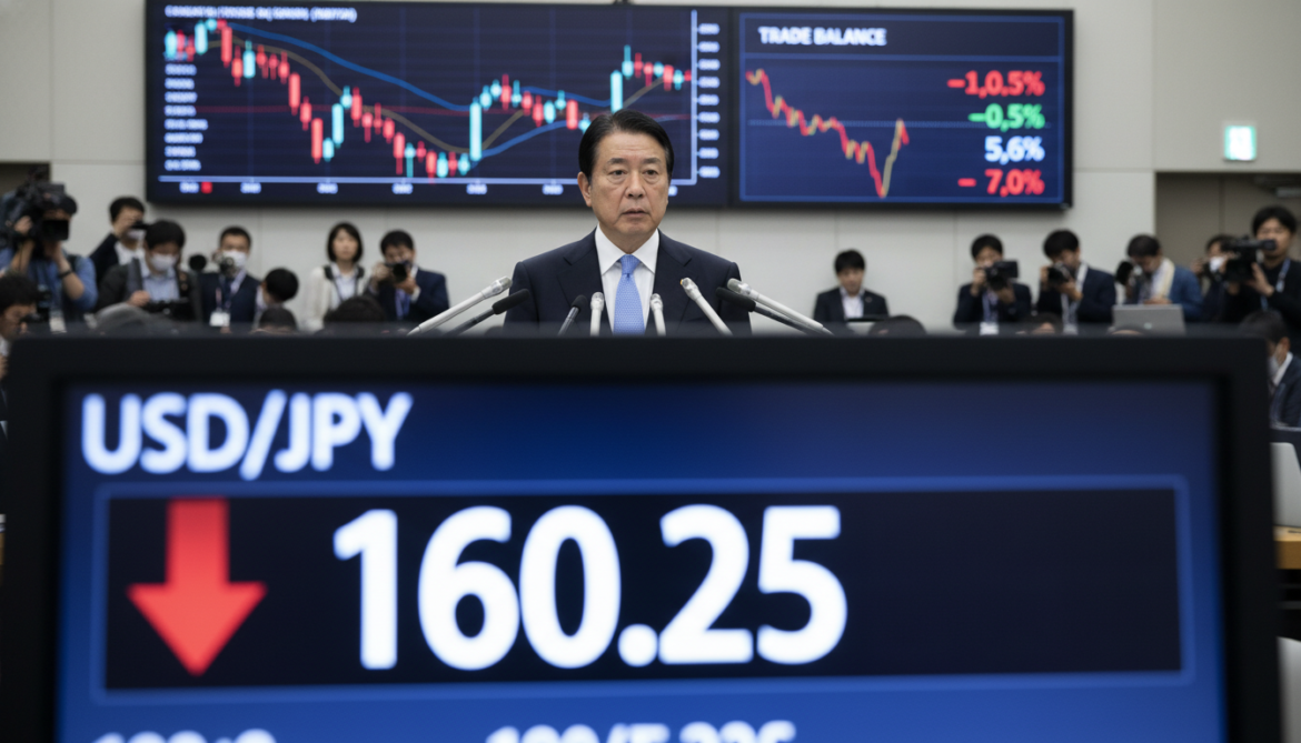 Japanese yen slides below 160 despite FX intervention amid rate differentials and trade deficits