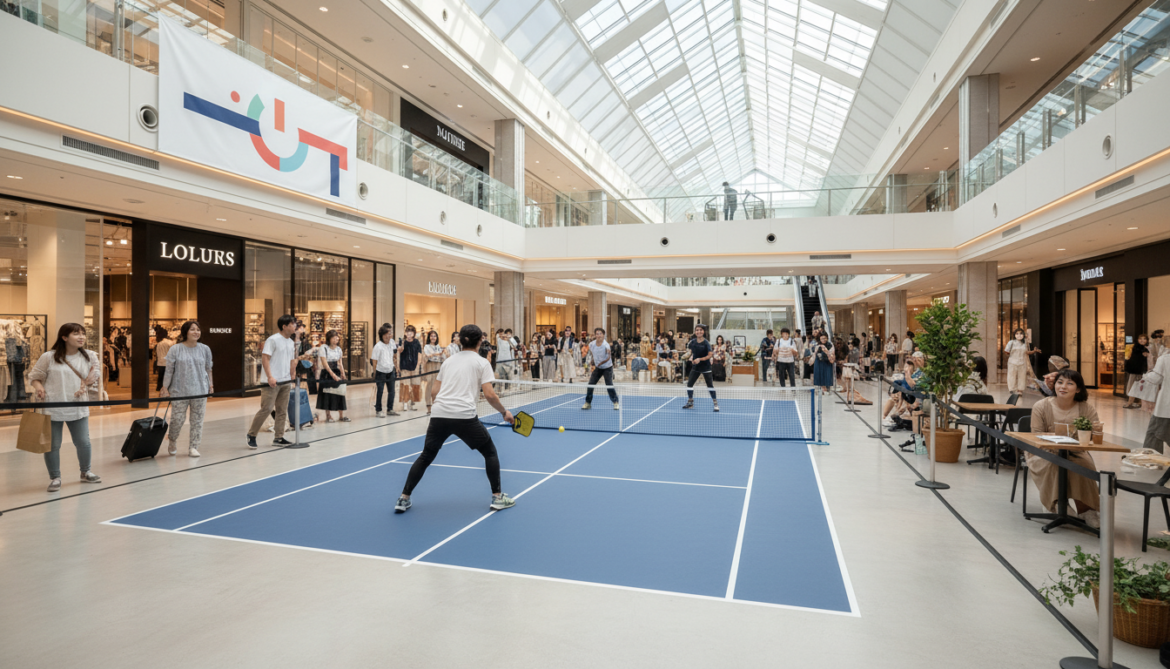 Pickleball courts transform Japanese hotels and malls to attract new shoppers