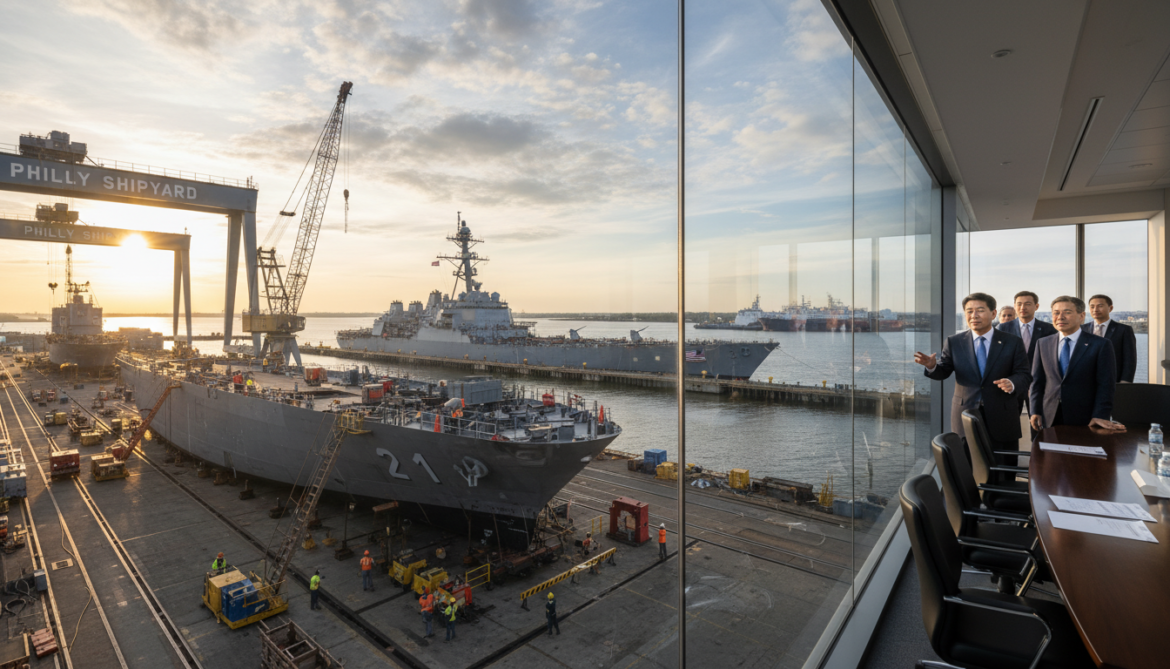 Hanwha Philly shipyard ramps up US Navy shipbuilding and global sales