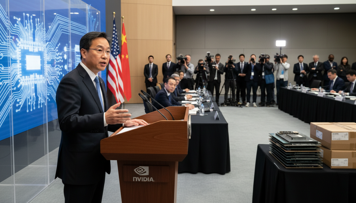 Nvidia Huang backs US AI lead, urges older chips sold to China