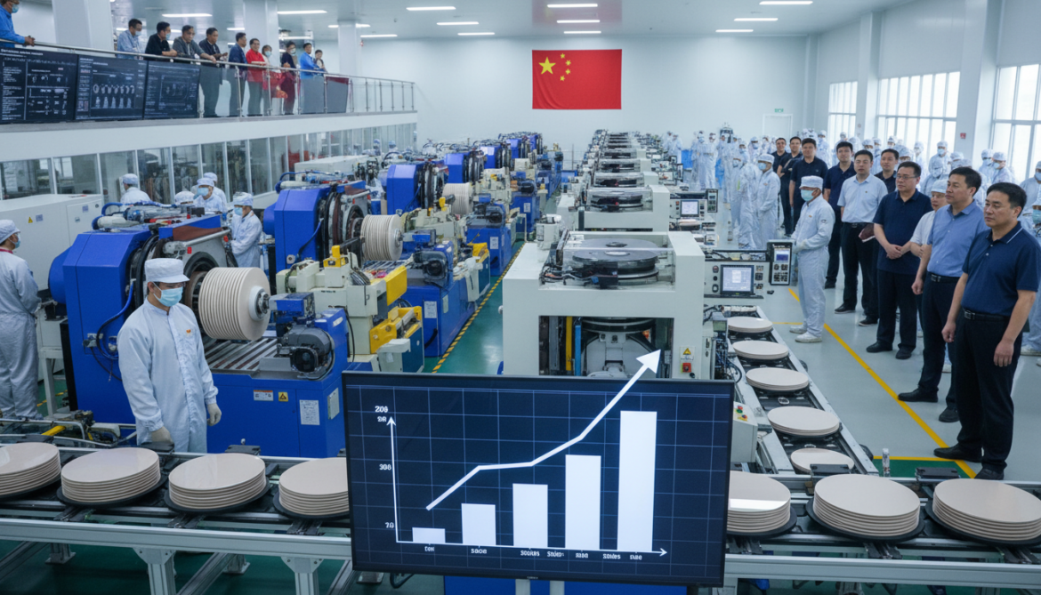 China targets 70% domestic silicon wafer production by year-end