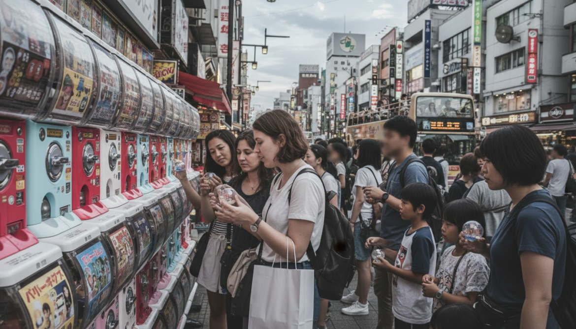 Capsule toys craze fuels surge in foreign visitors to Tokyo
