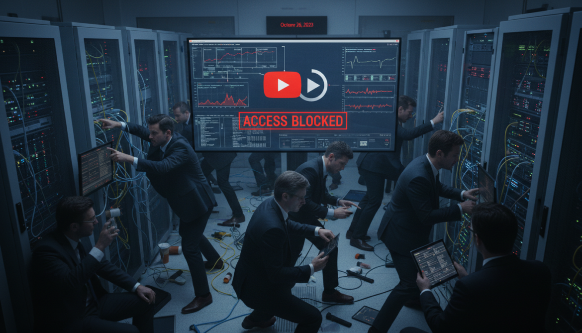 Google blocks access to YouTube after detecting unusual network traffic