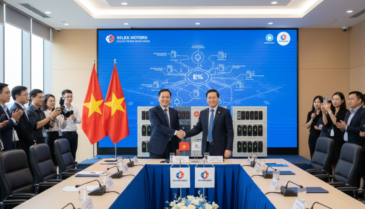 Selex launches battery-swap joint venture with Petrolimex to expand EV network in Vietnam