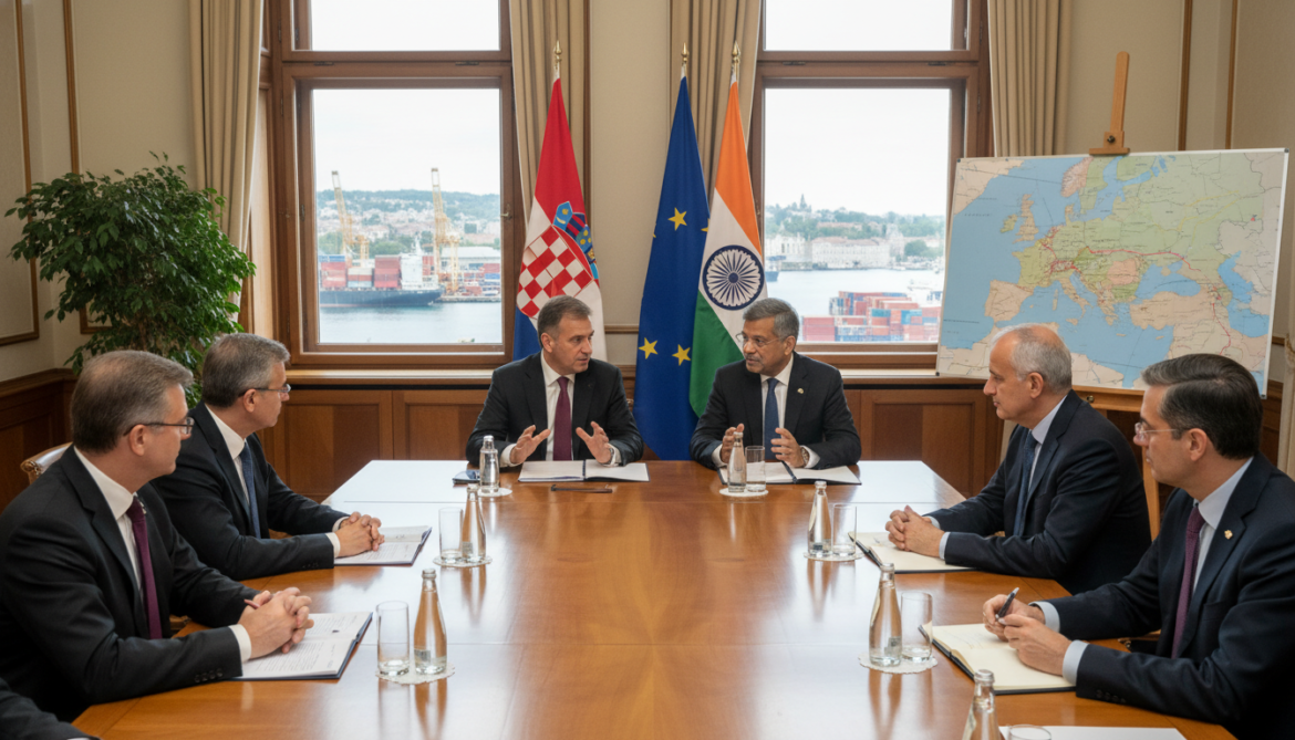 Croatia seeks role in India-Middle East-Europe corridor, offers ports as EU gateway