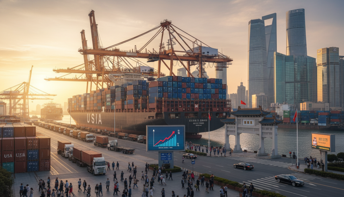China exports rebound as US shipments recover and imports surge before Trump visit