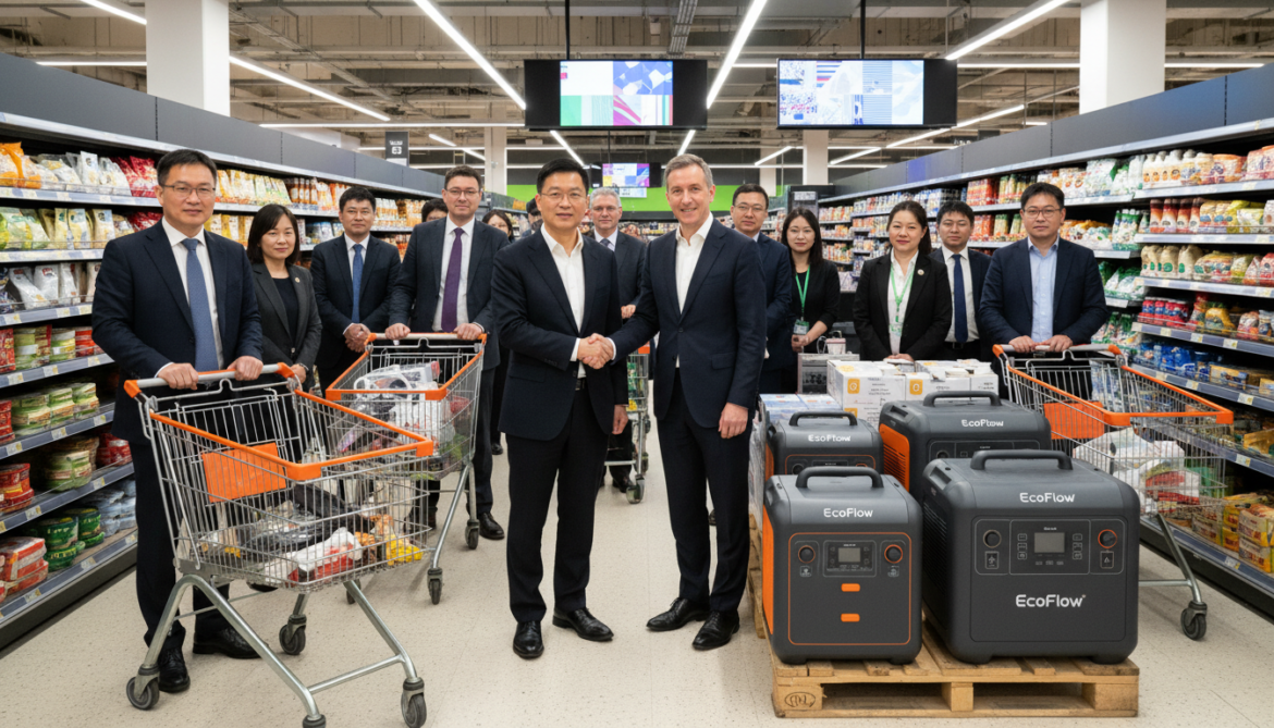 EcoFlow named UK partner, announces supermarket rollout targeting commercial clients