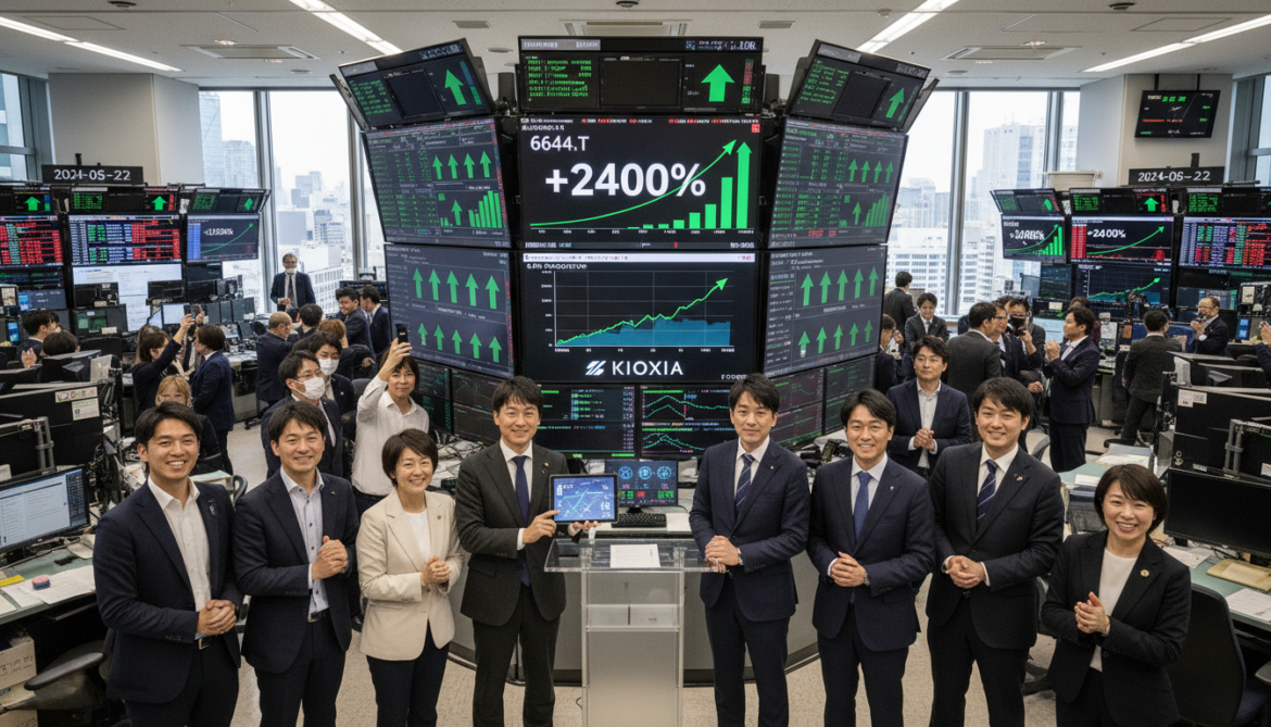 Kioxia shares rocket 24-fold year-on-year amid AI demand surge
