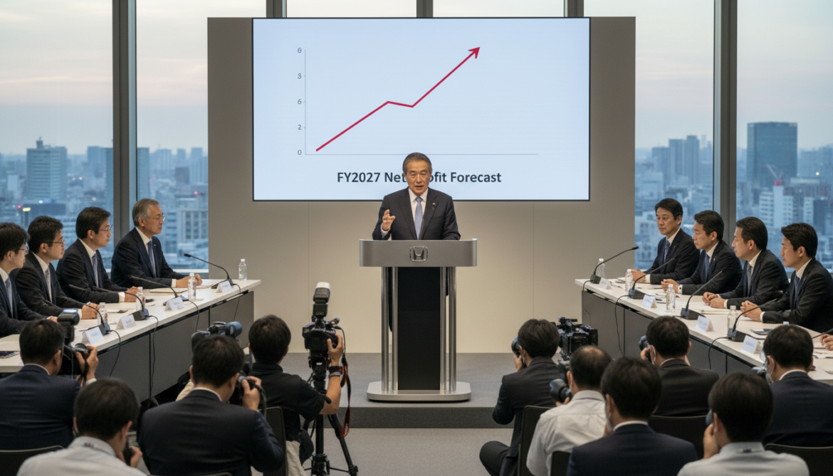 Honda forecasts FY2027 net profit, vows to rebound after EV losses