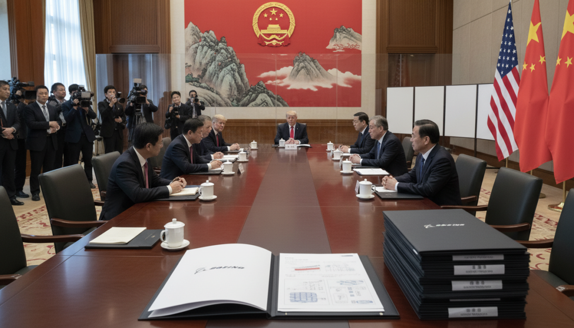 Boeing Poised to Benefit From Trump Beijing Trip as Order Disappoints