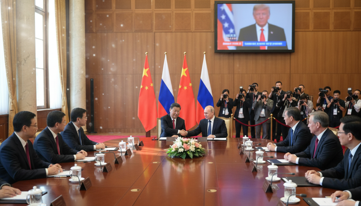 Xi Jinping hosts Putin in Beijing days after Trump visit