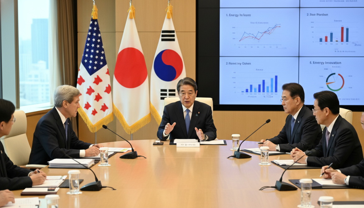 Japan, South Korea pledge deeper energy, AI cooperation and US trilateral ties