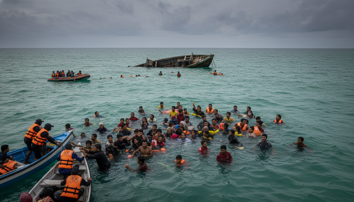 Rohingya boat capsizes in Andaman Sea, 241 people reported missing