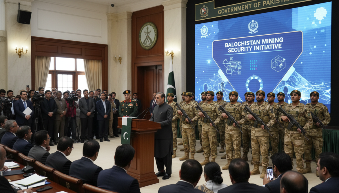 Pakistan announces paramilitary force to secure Balochistan mining projects