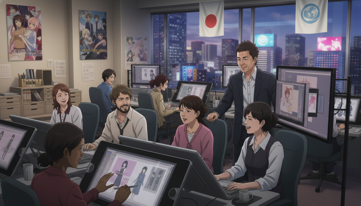Japanese anime production embraces domestically trained foreign artists to expand global reach
