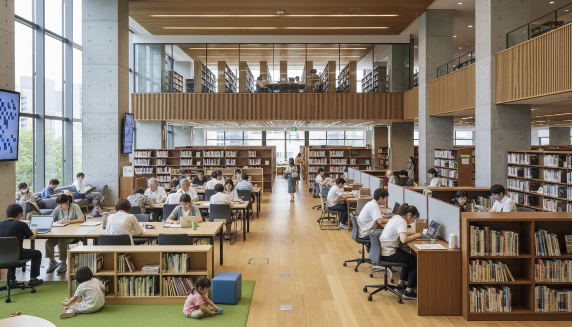 Japan's public libraries expand 30% in two decades as community hubs