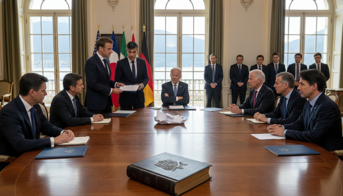 G7 leaders to skip joint communique at Evian summit amid US rift