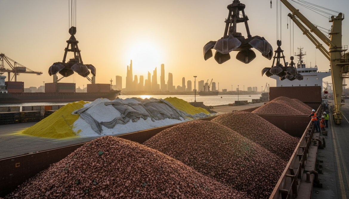 Copper surges toward record highs amid sulfur shortage fears from Middle East