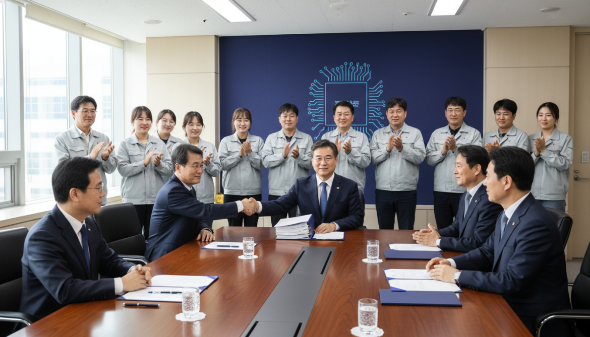 Samsung Electronics Agrees to Average 600 Million Won Bonuses for Semiconductor Workers