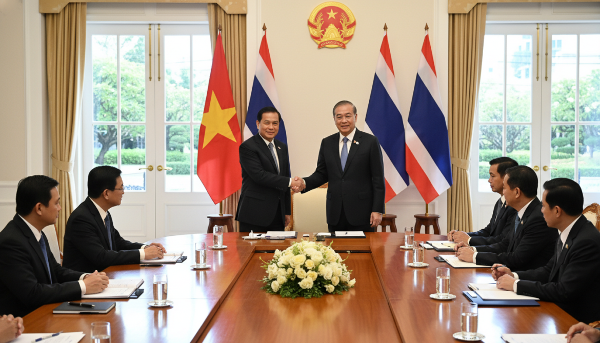 Vietnam President To Lam holds summit with Thai PM Anutin in Bangkok