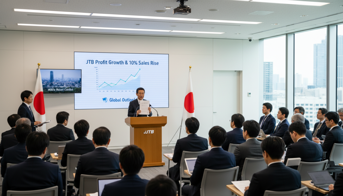 JTB forecasts profit growth and 10% sales rise despite Middle East conflict