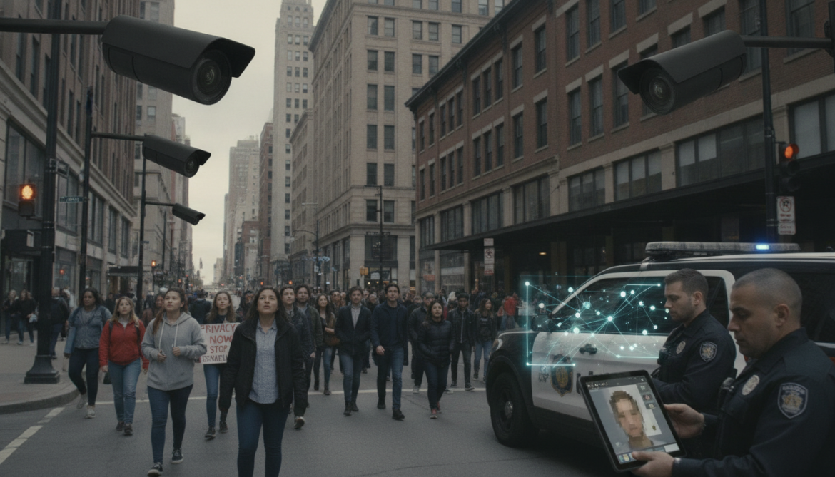 AI facial recognition cameras expand police searches and ignite citizen privacy concerns