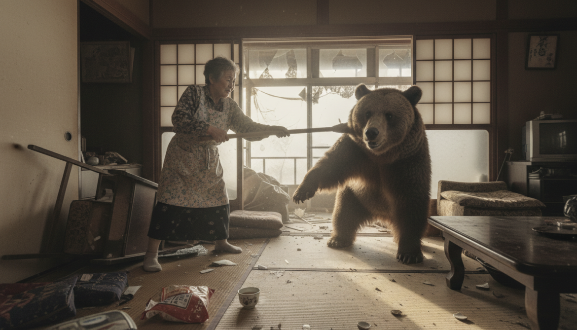 Bear breaks into Kamaishi home as 80-year-old woman repels it