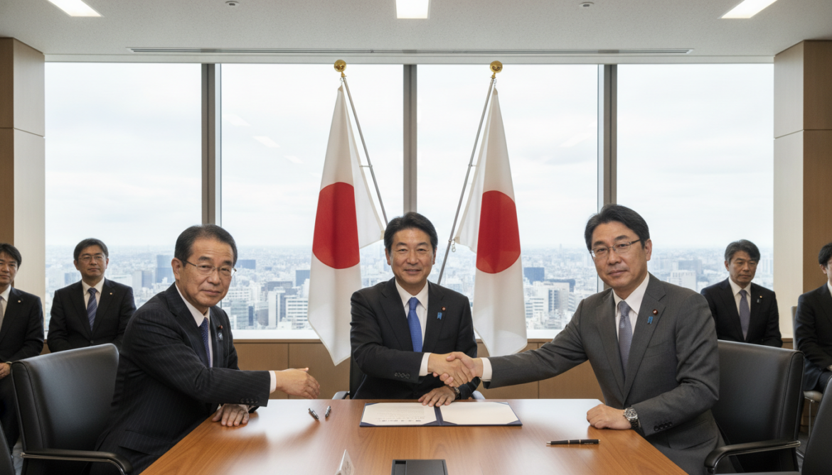 Centrist Reform Union, Constitutional Democratic Party and Komeito agree to set up council