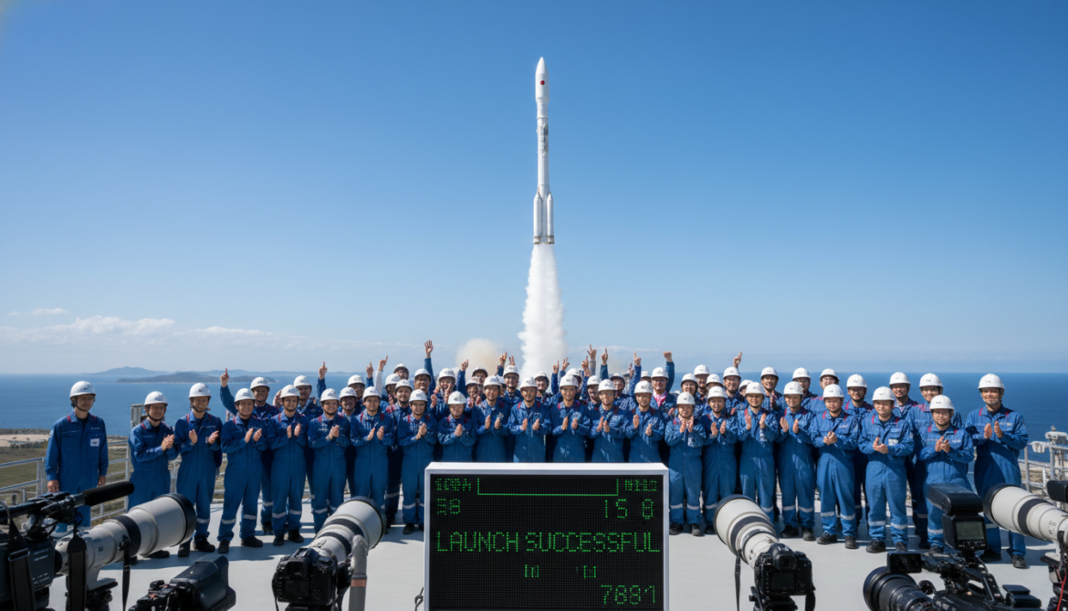 H3 rocket launch succeeds in boosterless first flight after six-month failure