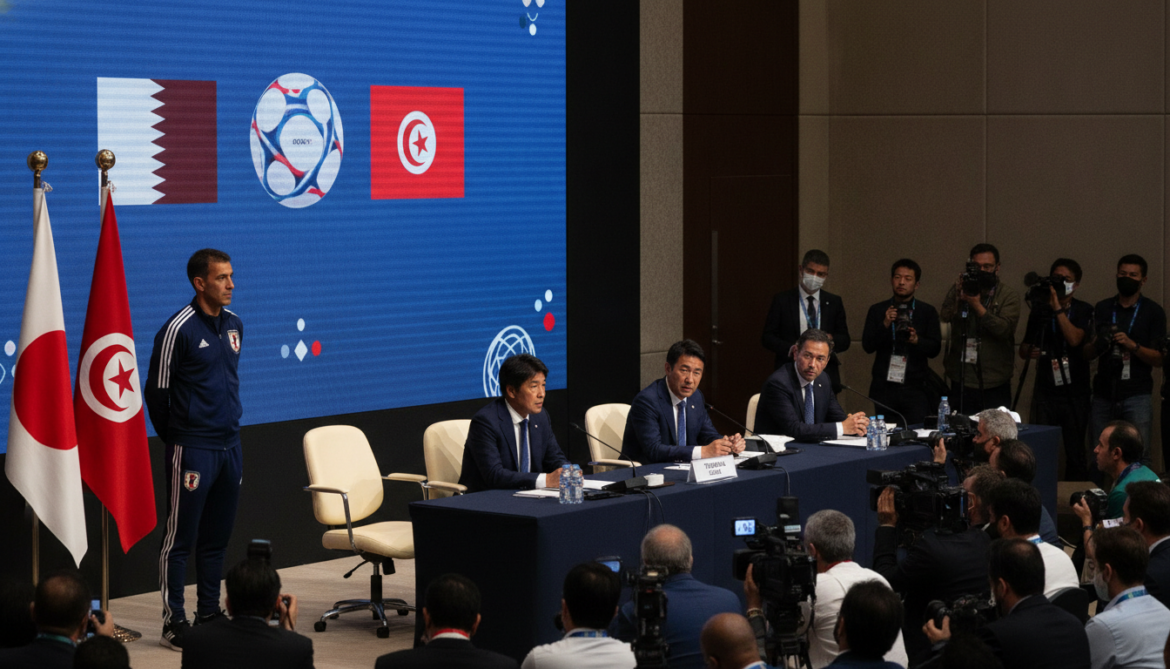 Japan seeks World Cup Group F win after Tunisia coach change