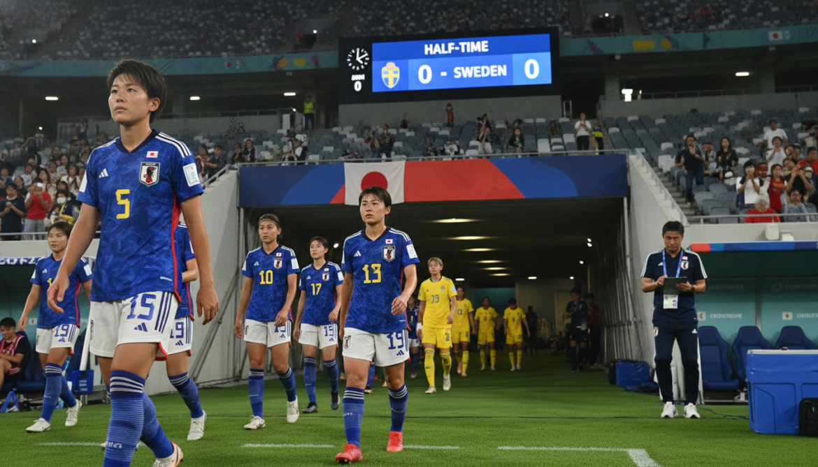 Japan seeks World Cup knockout berth after 0-0 halftime against Sweden