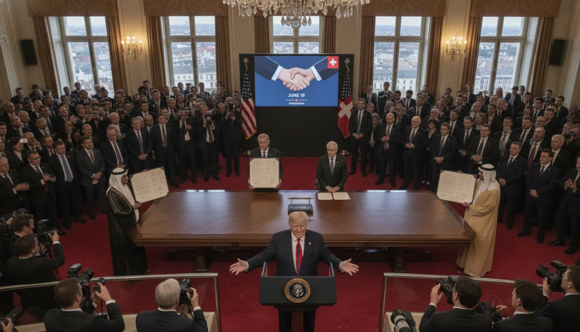 Trump Announces US-Iran Agreement to End Fighting, Signing June 19 in Switzerland