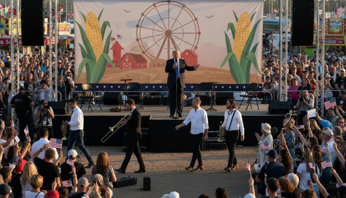 Trump vows to replace withdrawing musicians at Great American State Fair