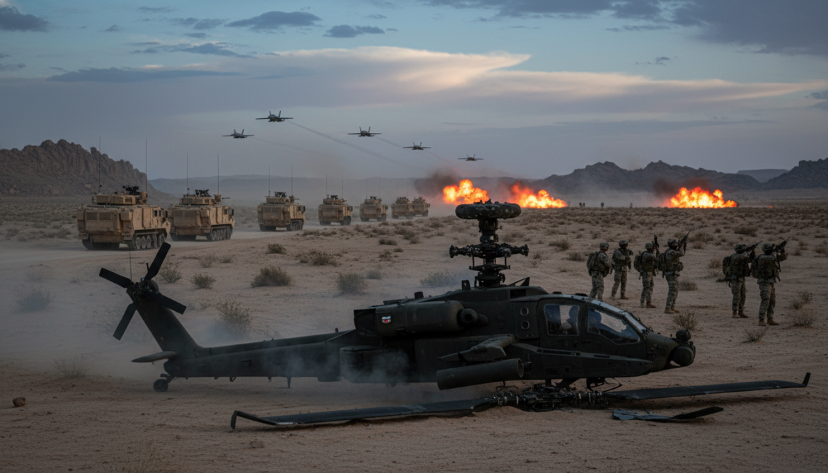 US Launches Renewed Attacks on Iran After Apache Helicopter Downed