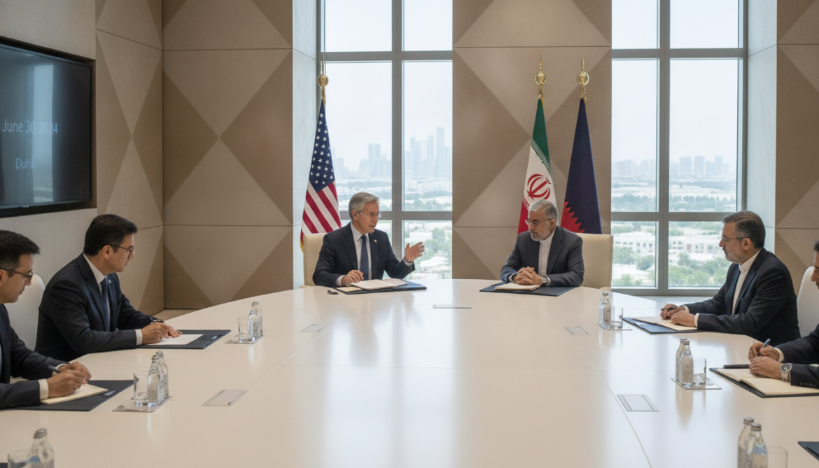 US and Iran Agree to Halt Attacks, Meet in Doha June 30