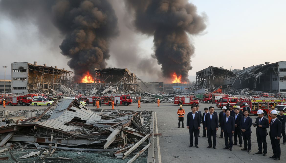 Hanwha Aerospace Factory Explosion Kills Five in Daejeon South Korea