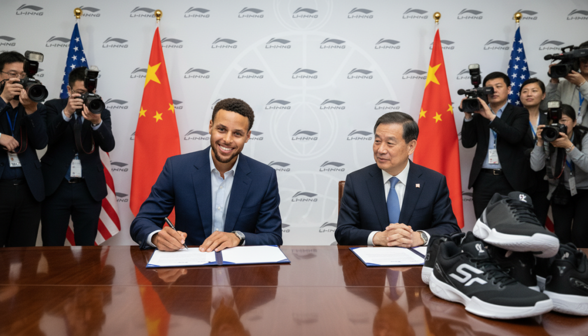 Stephen Curry signs long-term shoe and apparel deal with Li Ning