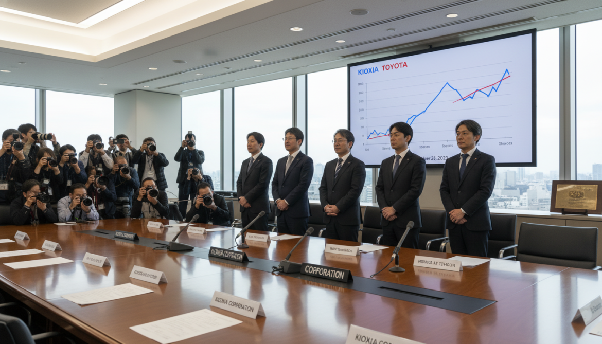 Kioxia briefly overtakes Toyota as Japan's No.2 by market capitalization