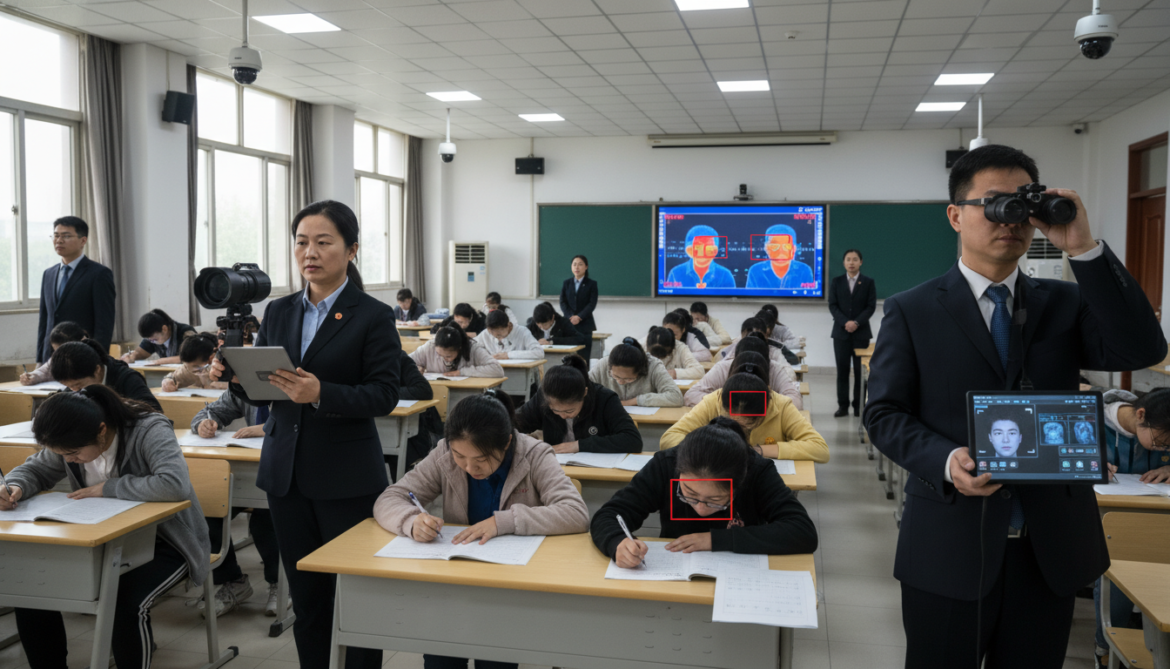 Gaokao proctors deploy AI surveillance to crack down on smart glasses cheating