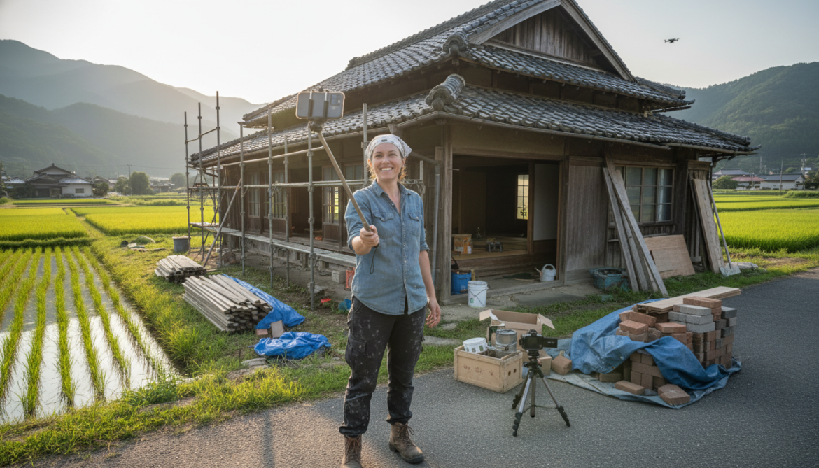 Australian teacher returns to rural Japan, renovates akiya and vlogs journey
