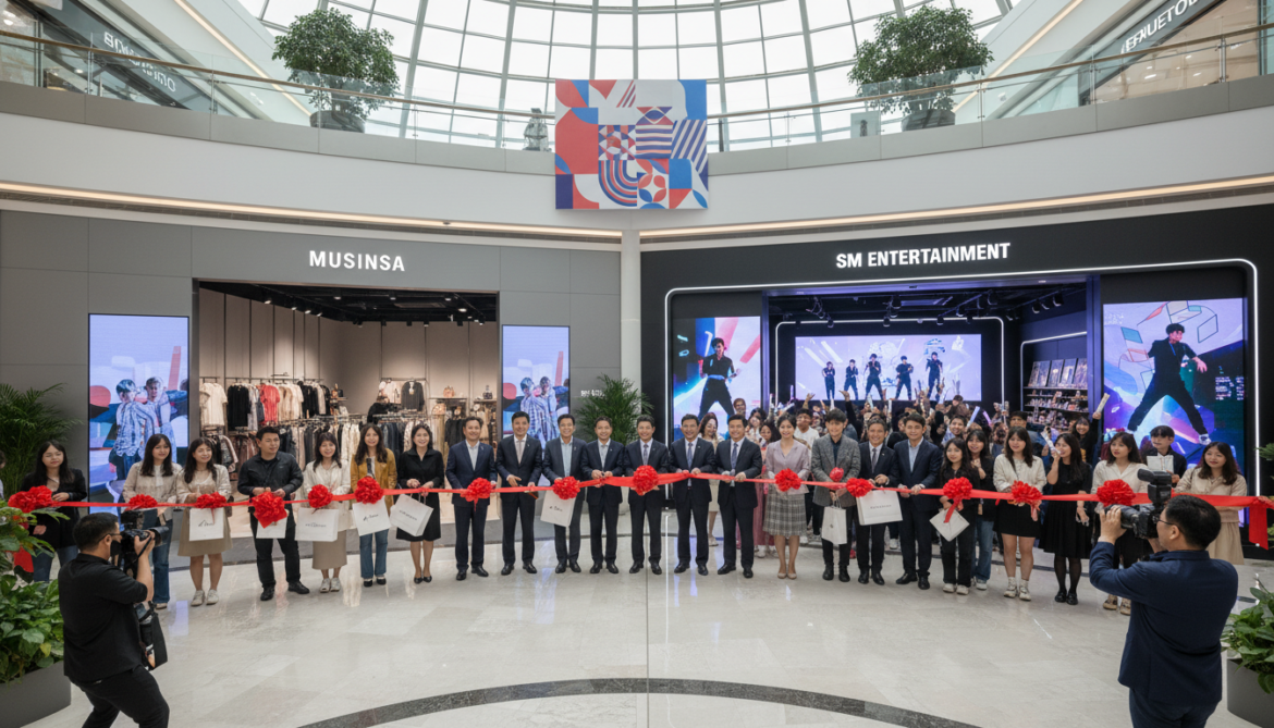 South Korean brands Musinsa and SM Entertainment open stores in China