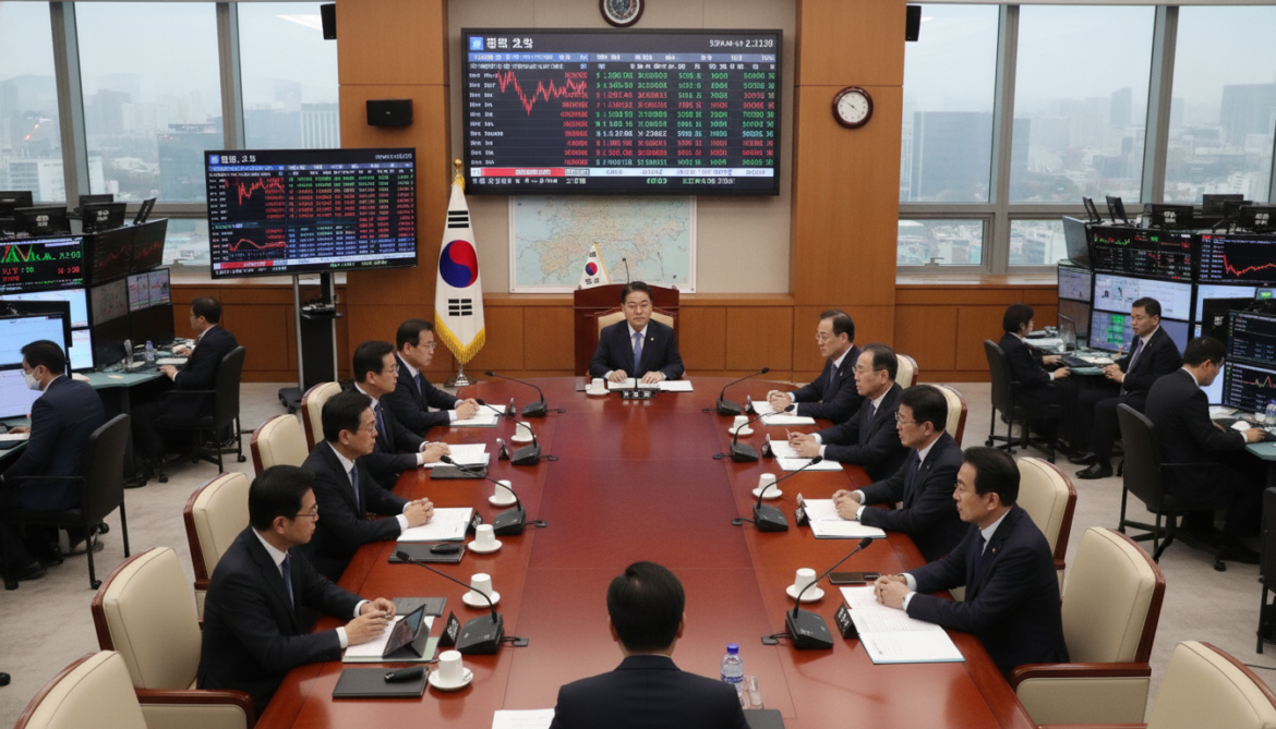 Asian markets plunge as yen and won weaken; Seoul convenes emergency meeting