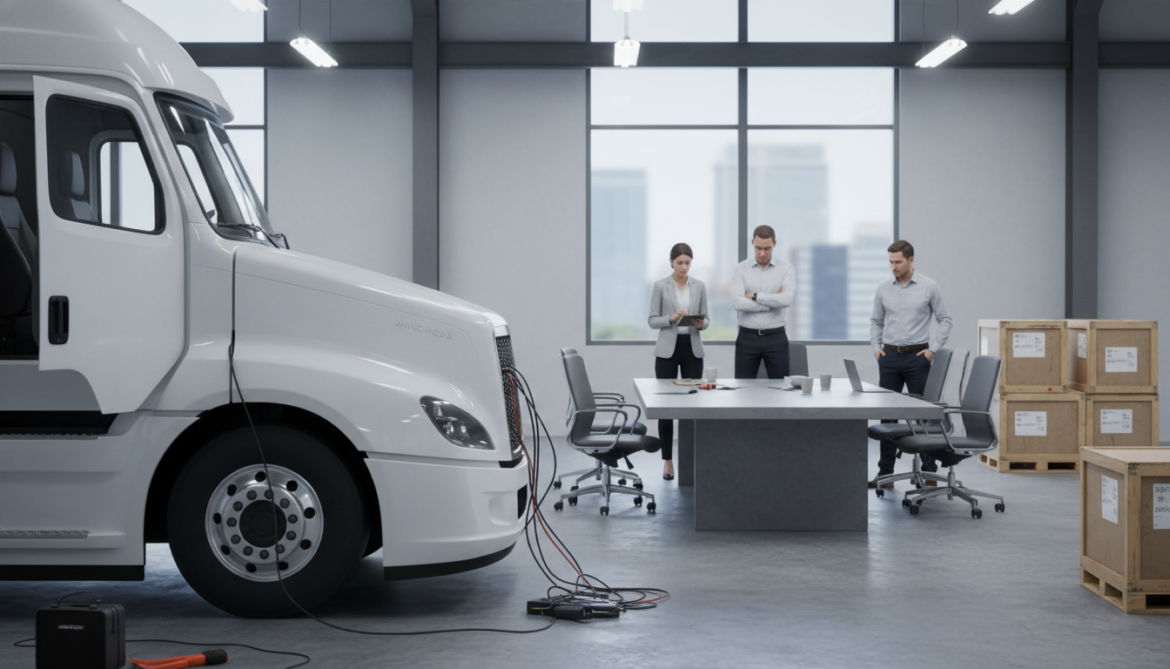 Windrose electric truck startup concedes mistakes, struggles in U.S. market
