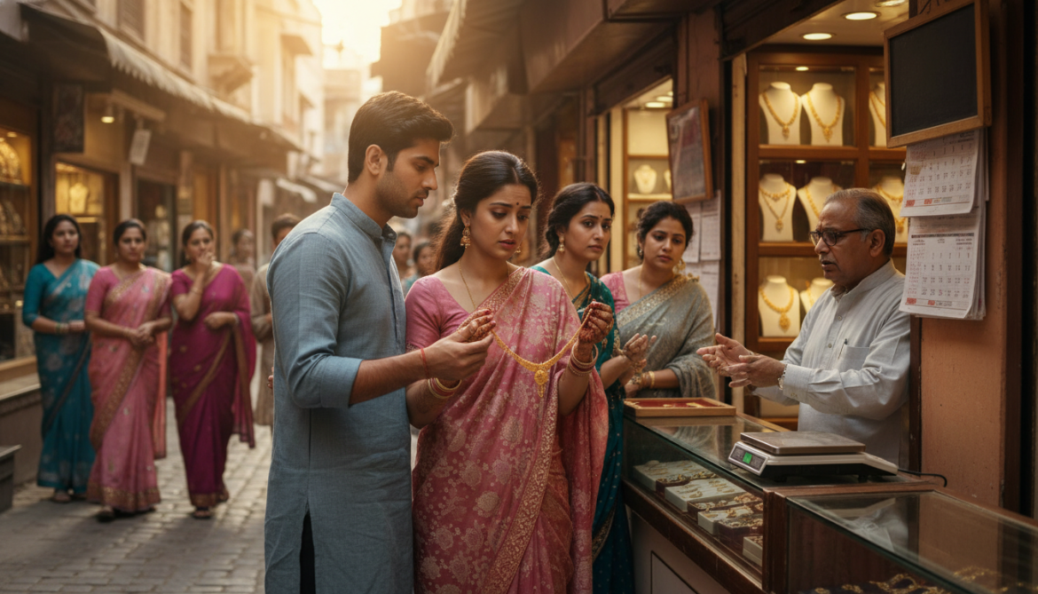 Gold price surge prompts Indian couples to postpone weddings, buy lighter jewelry